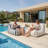 Santorin Upholstered Outdoor Bean Bag Lounge Chair-117596952