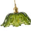 1-Light E26 Base Brass Metal and Glass Dome Pendant Light, Adjustable Height, Dimmable, ETL Listed