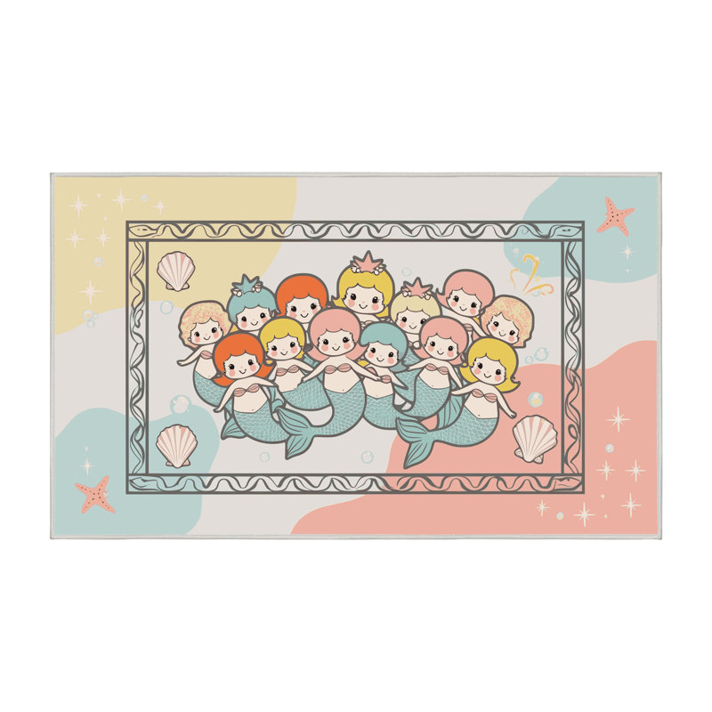 Tapis Godalming Mermaids, Rectangulaire 8 pi x 10 pi