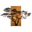 Handmade Wall Decor on Solid Wood