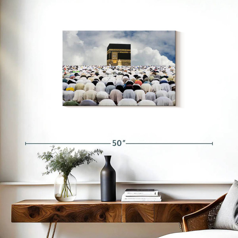 Kaaba Praying Pilgrims