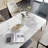 Simple Rectangular Rock Slab Dining Table Sets-102527333