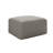 Water-Resistant Outdoor Ottoman - Cotton Blend & High-Density Foam-1838260345