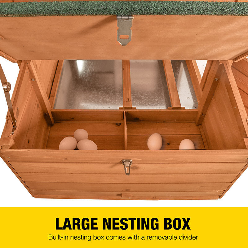 15.03m² Chicken Coop with Chicken Run For Up To 3 Chickens