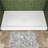 60" W x 30" D Solid Surface Single Threshold Shower Pan Base with Drain Cover Included, Textured Surface Slip-Resistant Shower Base Pan, White, Center Drain-113933224