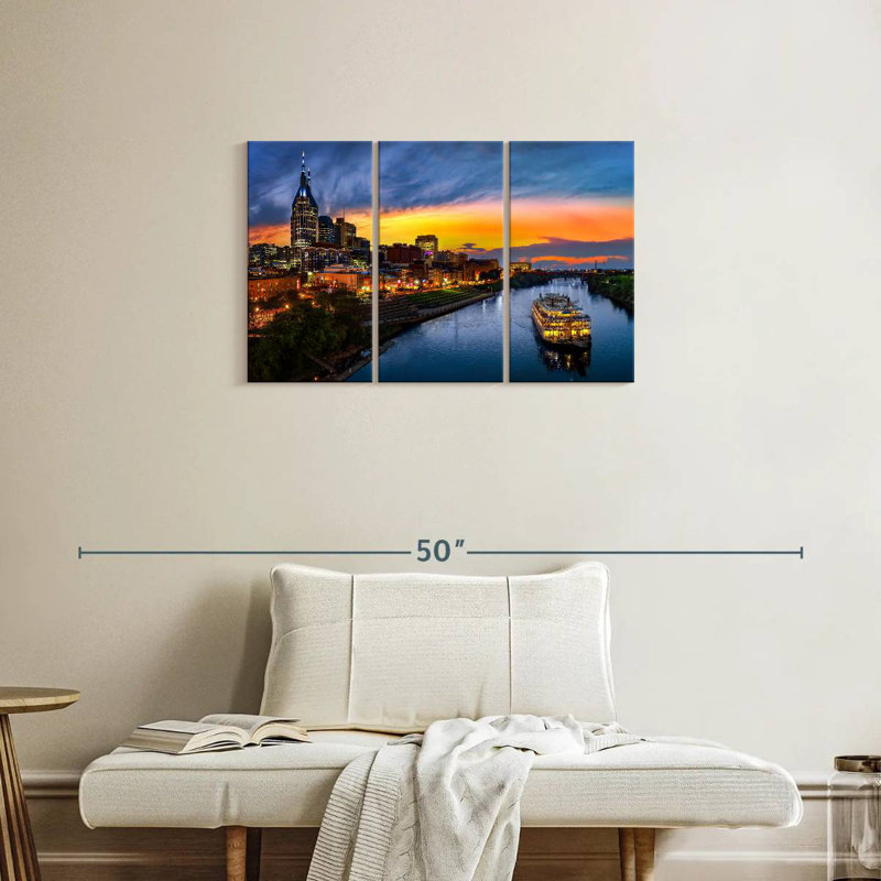 Croisière sur la rivière Rash Nashville, H 20 po x l 33 po