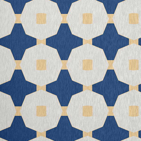Cynamon Chenille Geometric Indoor Rug, Rectangle 2' x 3'