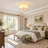 Velmora 3-Light Dimmable Drum Fabric Flush Mount Ceiling Light