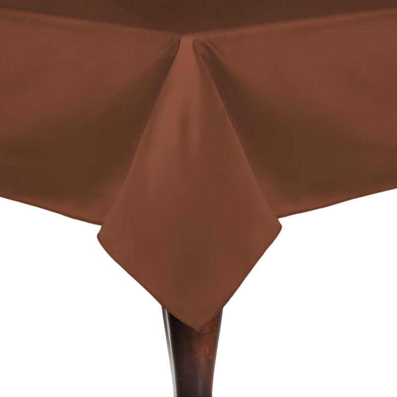 Ultimate Textile Rectangular Tablecloth, 108" x 60", 3, Copper