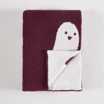 Truly Soft Cozy Ghost Reversible Throw