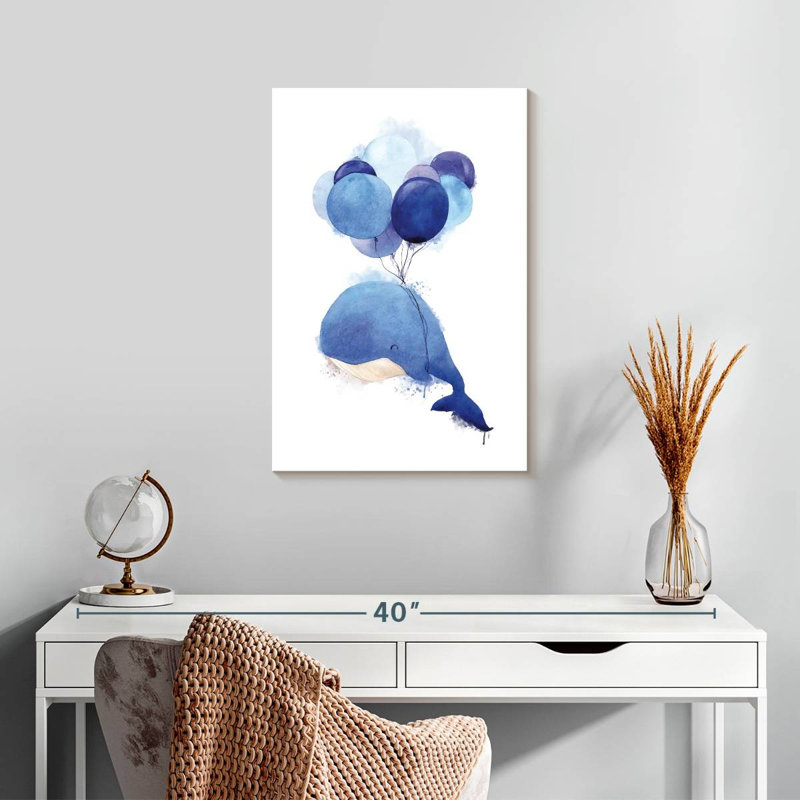 Baleine volante, H 24 po x l 16 po