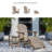 Emory Rectangular Outdoor Side Table , in. W in. D-351868506