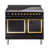 Glossy Black/Brass