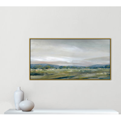 The Spring Coulee - Square Version Print by Carol Robinson
