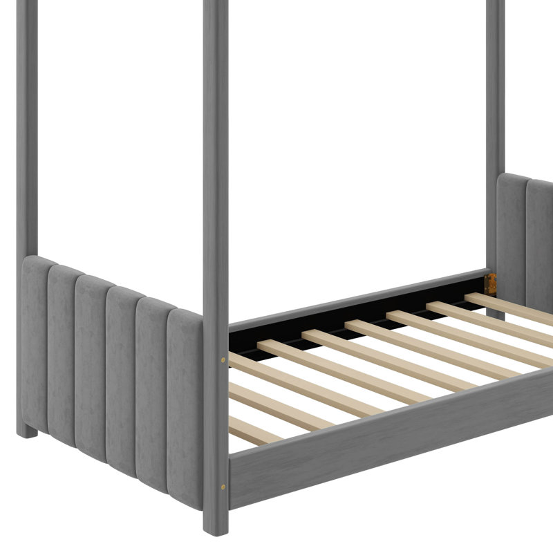 Lit en bois Velvet House, Simple
