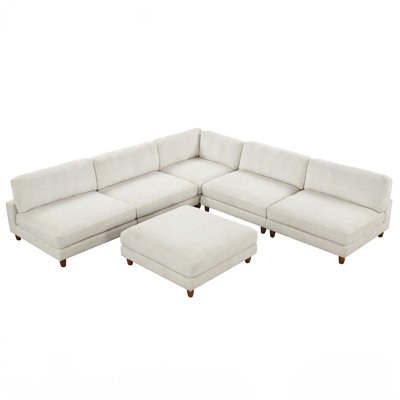 Canapé modulaire 6 places Connors