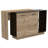 Chesterfield 2-Shelf 1-Drawer Kitchen Island-682502311