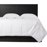 Down Alternative Comforter - Hypoallergenic Microfiber Cover - Fluffy Baffle Box-Stitched All-Season Bedspread by Lavish Home