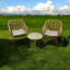 Round 3 - Piece 2 - Person 45Cm L Outdoor Bistro Set