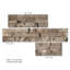 Panneaux muraux en pierre reconstituée empilée Terraforma Albion Brown, tailles assorties (15 pièces, 5,4 pi² par boîte)-101433803