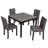 Dining Table Set for 4 with Chairs