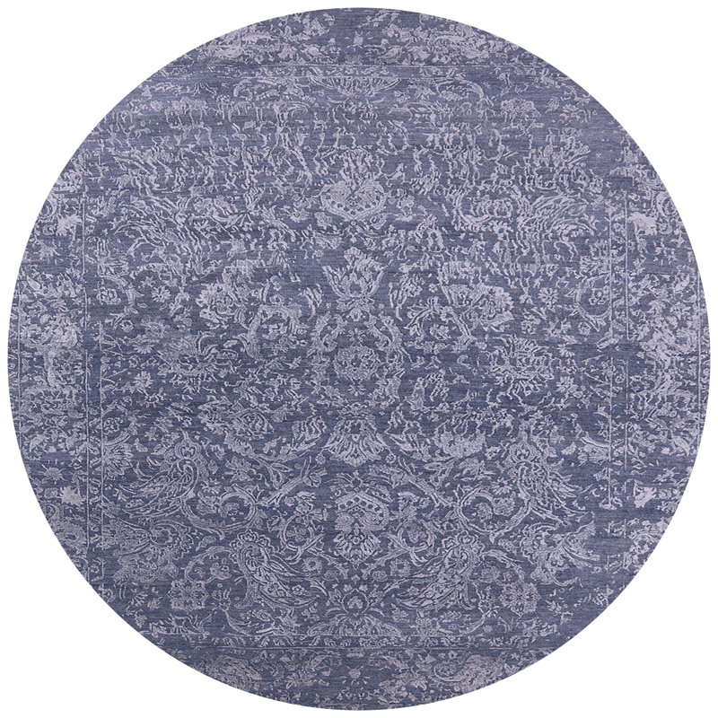 Hulbert Floral Indoor Rug, Round 8'