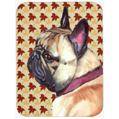 East Urban Home French Bulldog Frenchie Glass Cutting Board