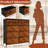 10 Drawers Fabric Dresser