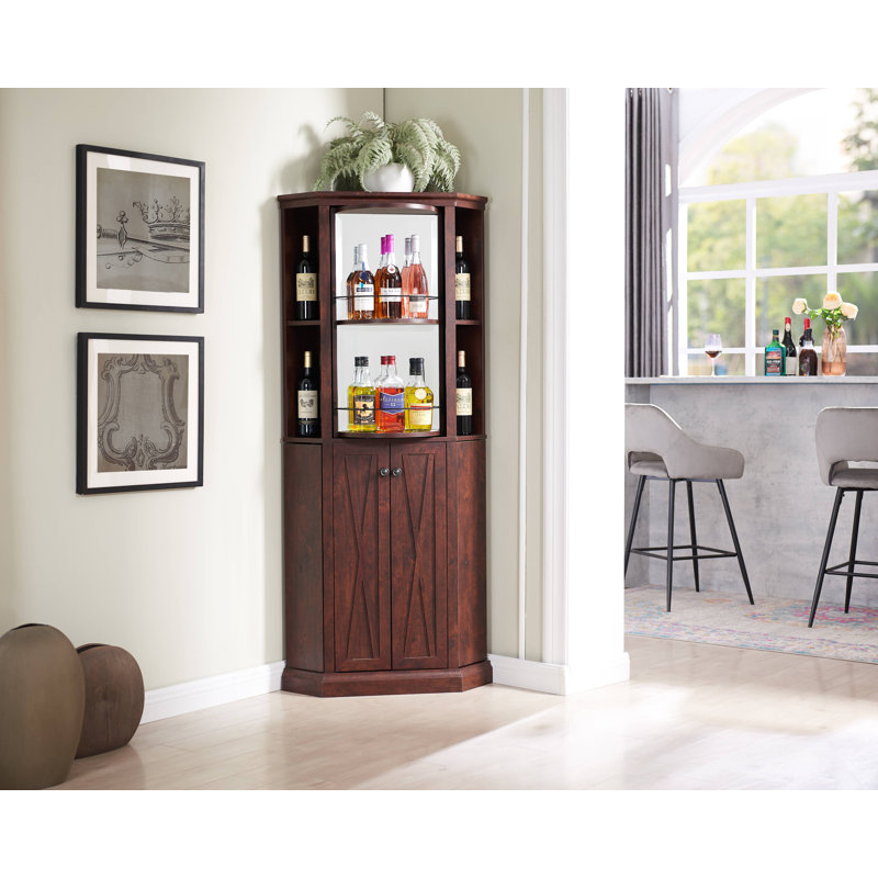 Bar de coin Ian Home Source Home, Acajou