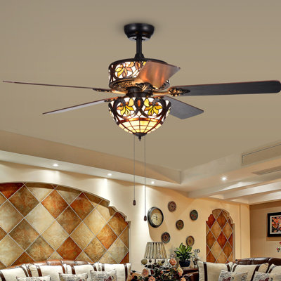 Cerny 15'' Ceiling Fan with Light Kit