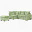 Canapé-lit modulaire convertible en L 82,67 po-1671209635