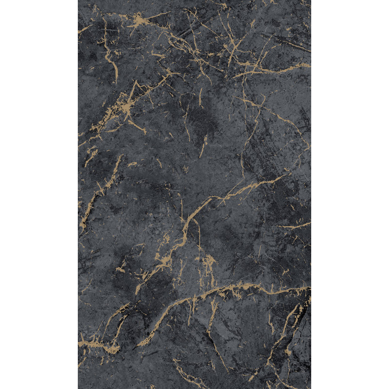 Papier peint texturé non tissé gris anthracite Pi., Gris