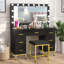 Ensemble coiffeuse avec miroir lumineux Exdol-552719347
