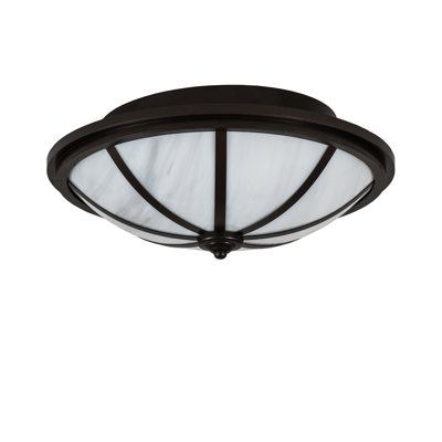 Commerce Glass Flush Mount