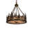 Laisha 4 - Light Dimmable Drum Chandelier