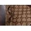 Tapis brun en laine noué à la main de conception unique Taille: 5 pi 7 po x 7 pi 9 po