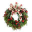 Red Berry And Pine Cone Evergreen Wreath