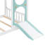 Lits jumeaux cabane, glissade lumineuse en bois MDF, maisonnette moderne pour enfants-261094990
