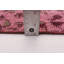 Tapis rose foncé en laine noué à la main de conception unique 2000 pi 4 pi 9 po x 8 pi 7 po Odbert