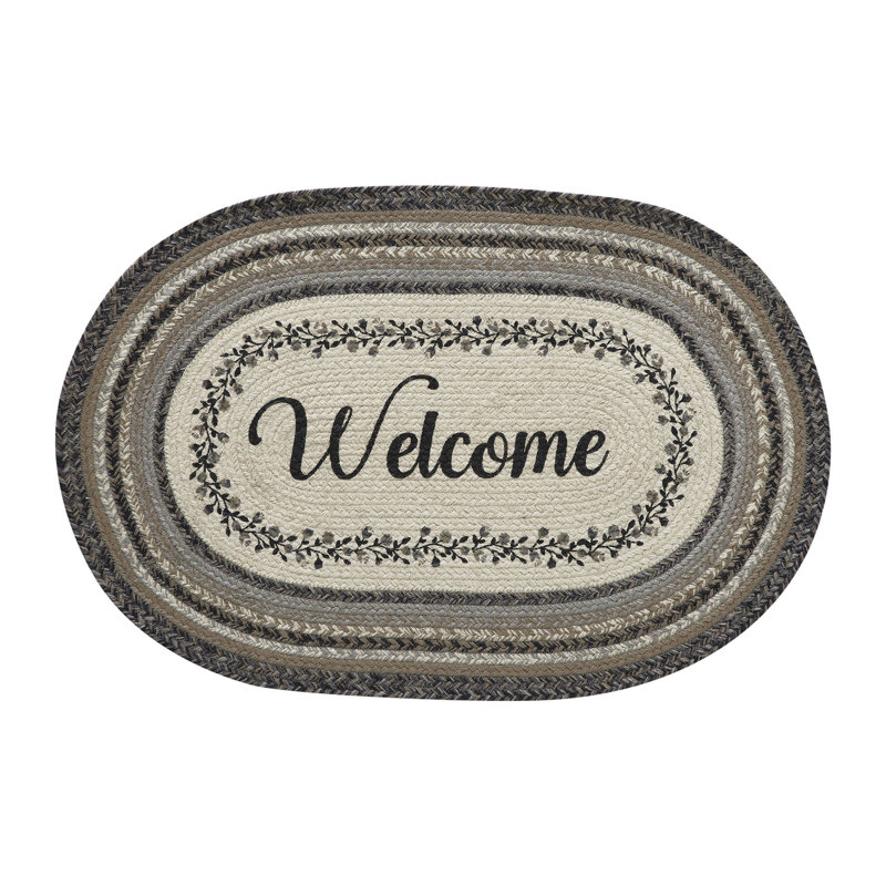 Jevontay Floral Indoor Rug, Oval 1'8" x 2'6"