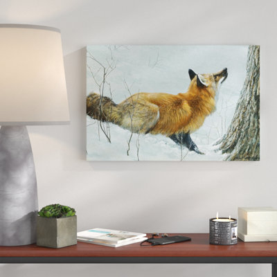Fox by Robert Bateman - Wrapped Canvas