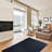 Indoor Outdoor Pet and Kids Friendly Solid Color Navy Area Rugs, Stain & Fade Resistance,  Perfect for Patio, Deck, Picnic, Beach, Backyard, Event, Camping & Wedding Rug-793526085