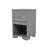 Elegant Design Nightstand With Drawer And Open Shelf For Bedroom, Retro Style Bedside Table With Classic Design And Metal Handle-106755158