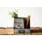 Metal Desk Organizer with 4 Compartments Galvanized Tiered Storage