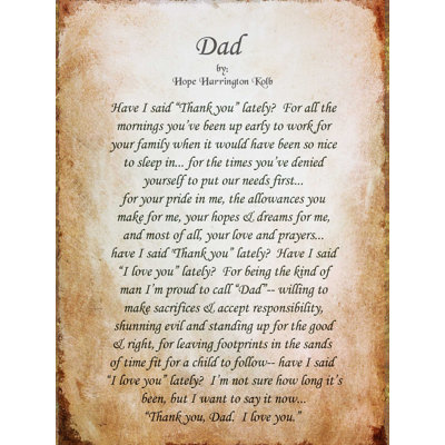 " Father Collage Poem II "