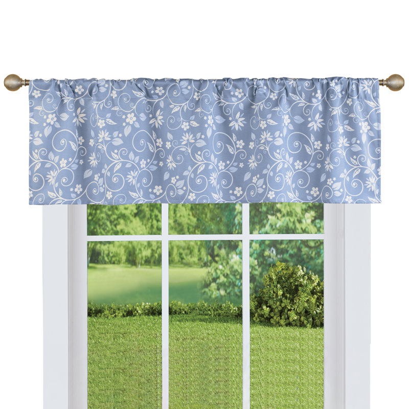 Donelda Floral Tailored Window Valance