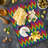 Ambesonne Geometric Cutting Board Large Size Zig Zag Chevron Shape Multicolor