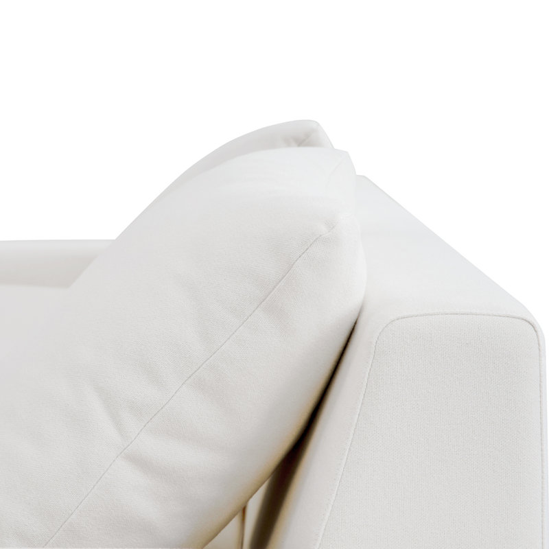 Welch Sectional, Left Hand Facing, Alabaster Crypton Performance Weave