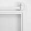 Single Bi-Fold White Door With Frosted Glass-133347404