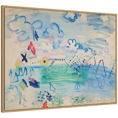 «Regates a Cowes 1929 Raoul Dufy» par Nostalgia Prints, reproduction d'art sur toile encadrée